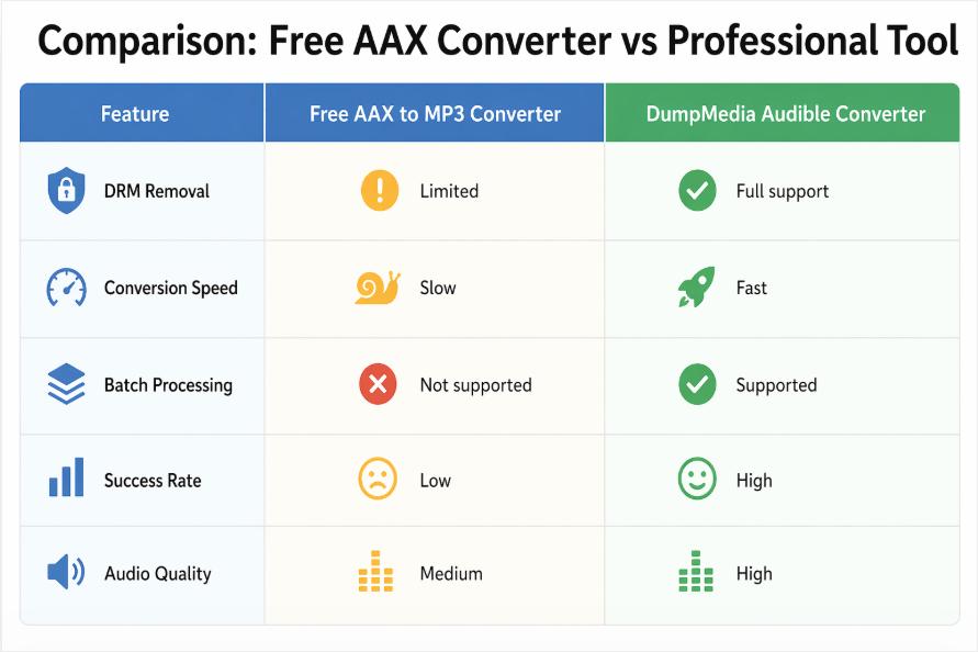 Free AAX Converter vs DumpMedia