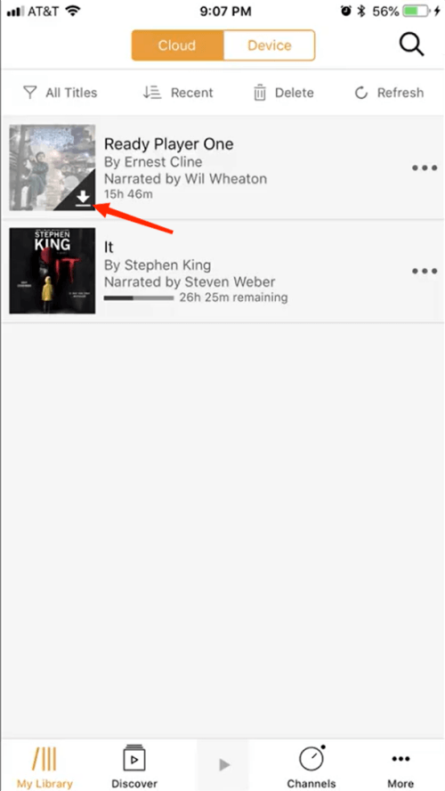 Downloading Audible Books From Audible APP