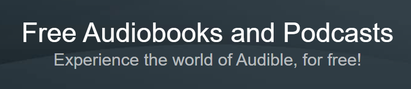 Téléchargez des livres audio gratuitement à partir d'Audible Free Listens