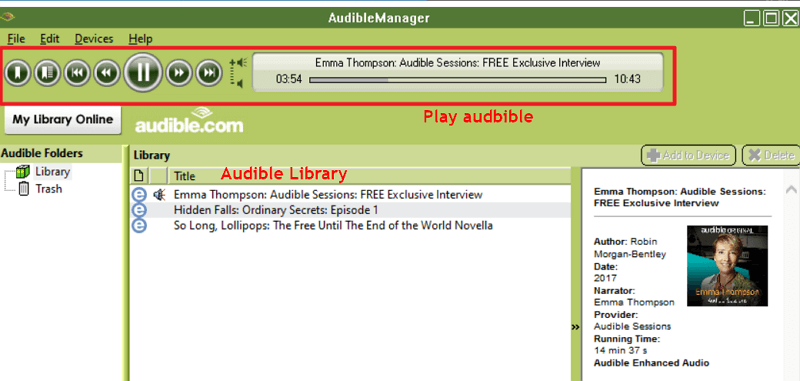 Konwertuj Audible na MP3 za darmo