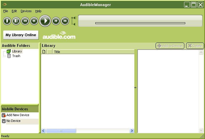 Downloading Audible Books via Audible Manager