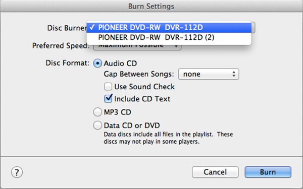 Burn Audible to CD with iTunes