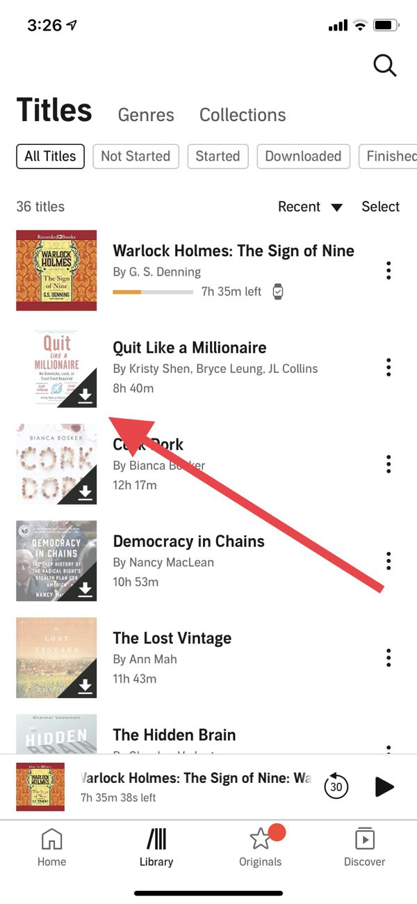 Buy Books Using The Audible App