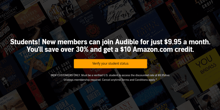 Audible Free для студентов