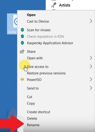 Ändern File Extension