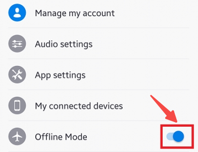 Deezer Çevrimdışı Modunu Etkinleştir
