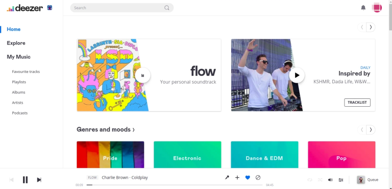 Verwendung von Deezer Player Inofficial zum Anhören Ihrer Deezer-Musik
