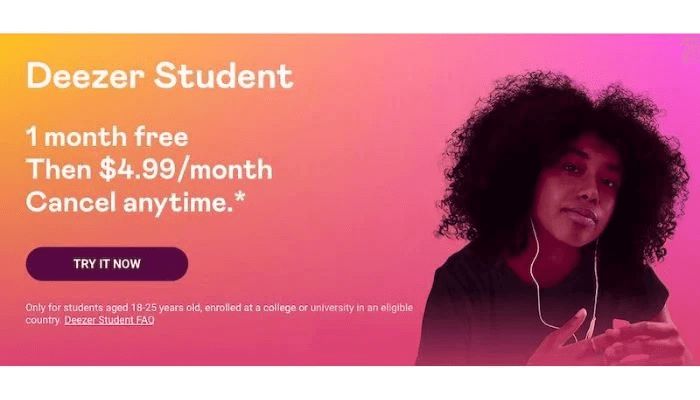 Deezer 學生計劃