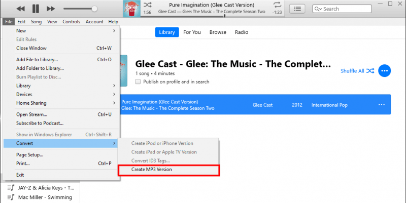 Преобразование Apple Music в MP3 для WinDows