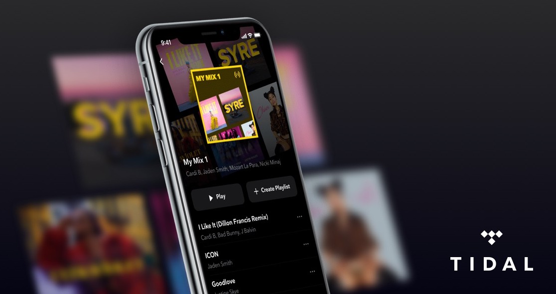 Tidal Provides Music Recommendation called My Mix