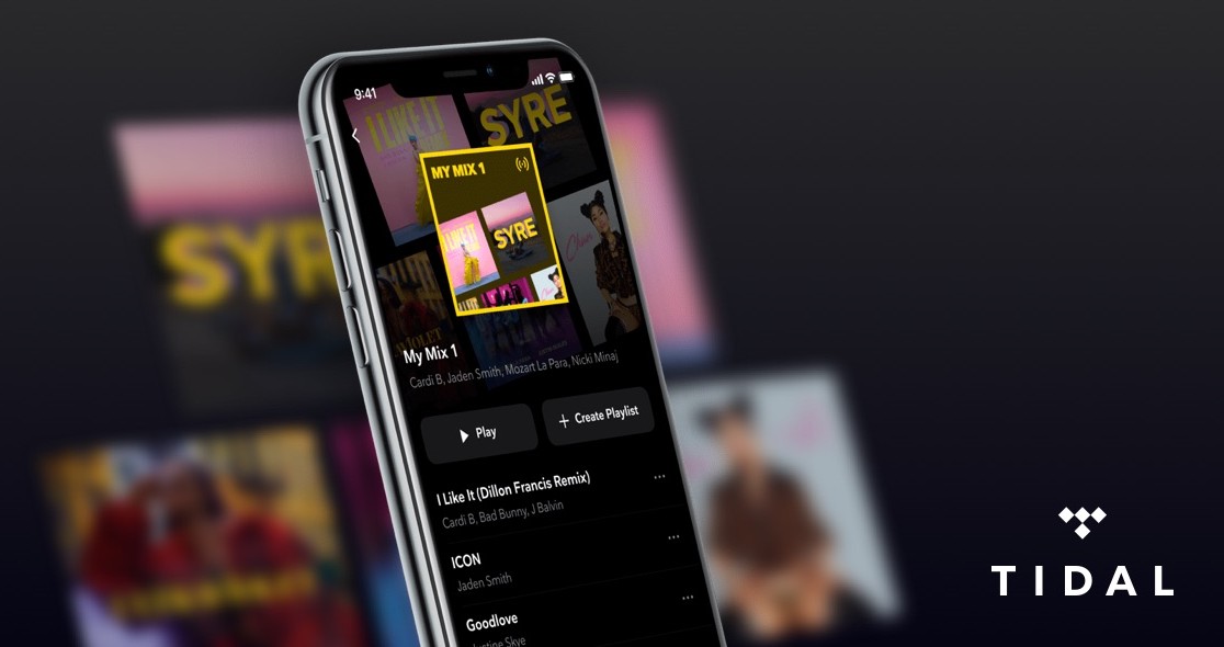 Tidal fornece recomendação de música chamada My Mix