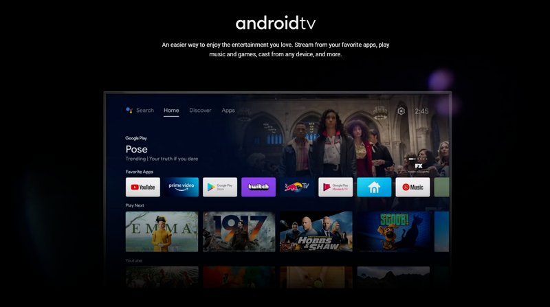 Abrir Android TV para ver si Apple Music funciona