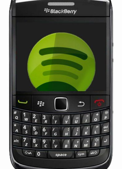 Загрузка старой версии Spotify на Blackberry