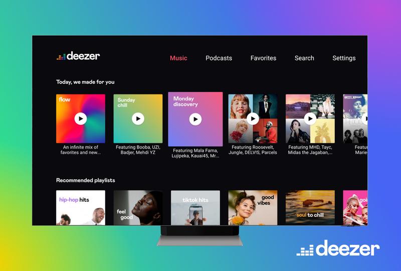 登錄 Deezer 並準備好接收播放列表