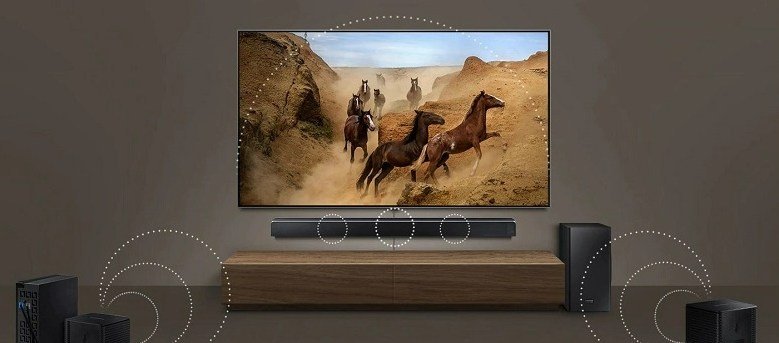 Verbindung der Samsung Soundbar mit dem Fernseher über Wi-Fi