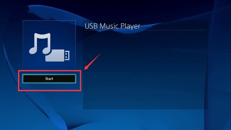 USB 뮤직 플레이어를 사용하여 USB 드라이브를 PS4에 연결