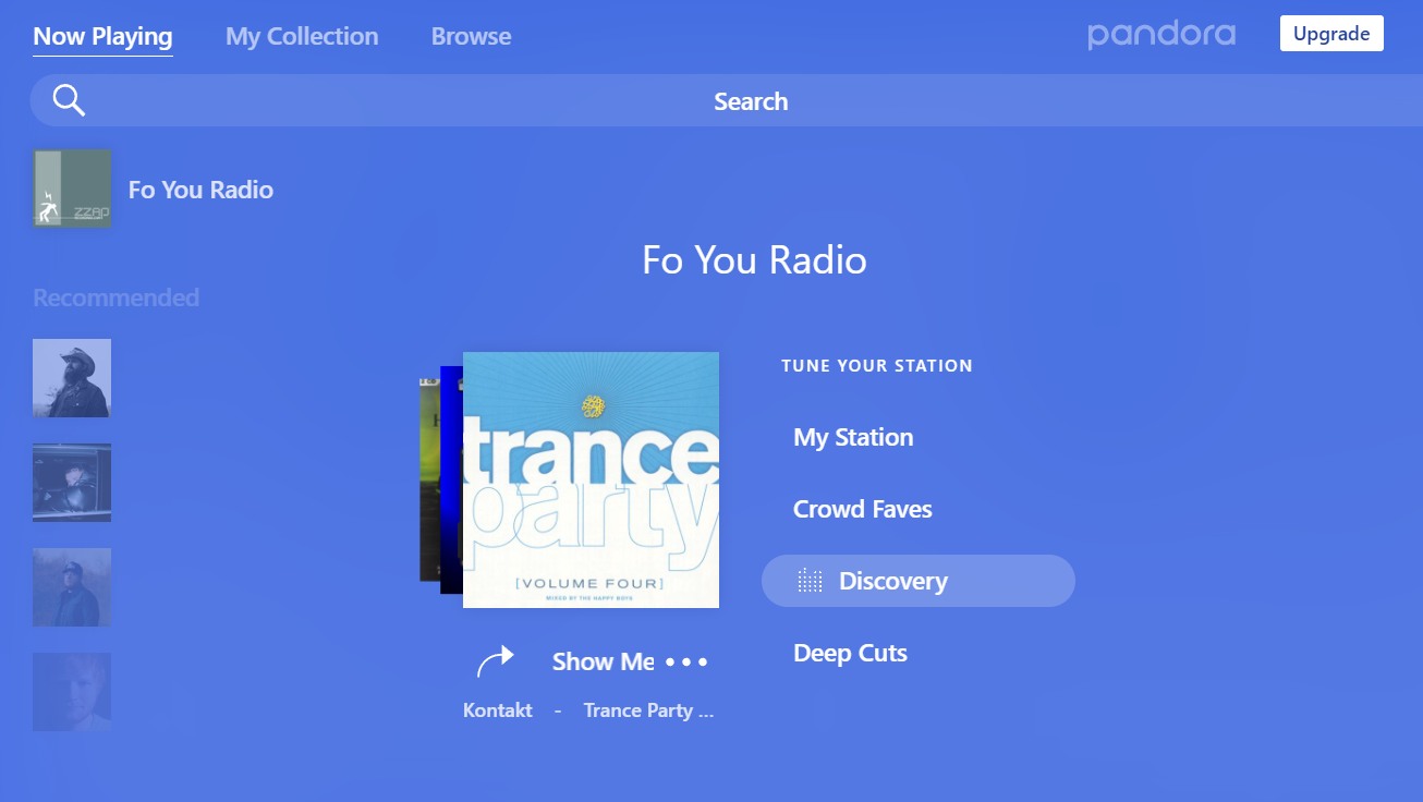 Consigli personalizzati per la musica in Pandora