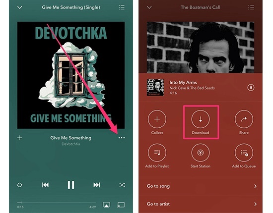 Baixar Pandora Music para ouvir offline