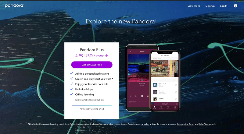 Pandora Plus-Angebot
