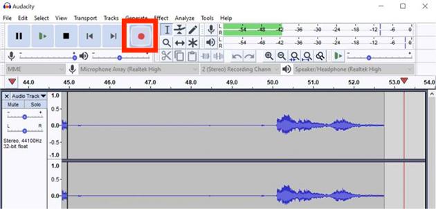 Audacity Record Pandora Music