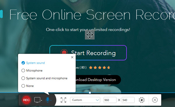 Бесплатный Screen Recorder