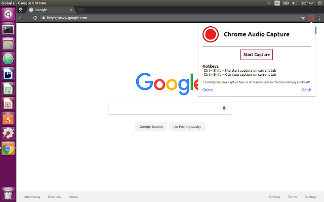 Recording Audios Using Chrome Extension