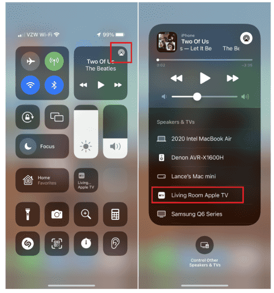 Apple AirPlay Cast Spotify