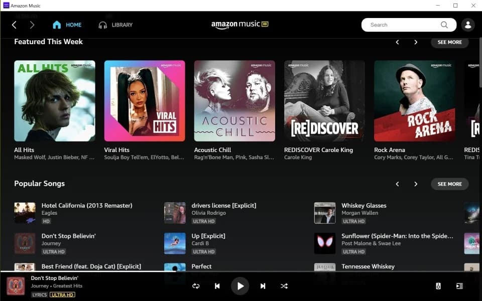 Amazon Music Unlimited の互換性