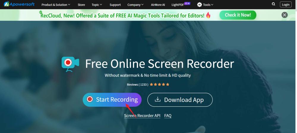 Apowersoft Online Audio Recorder