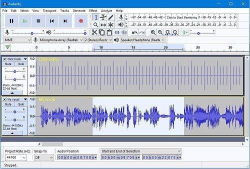 Сохраняйте следы Deezer с помощью Audacity