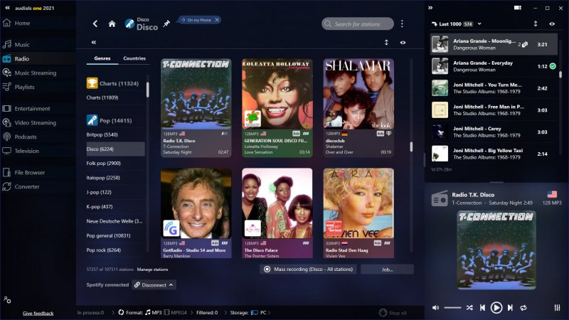 Grabar Amazon Music como MP3 vía Audials Música