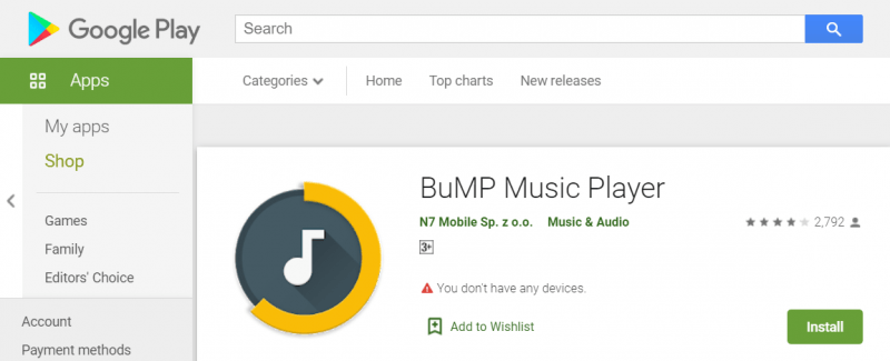 Baixe o BuMP Music Player