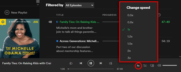 Spotify Speed Control