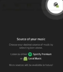 Choose the Source of Your Music