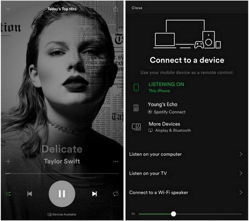 Opening Spotify to Connect to Sonos