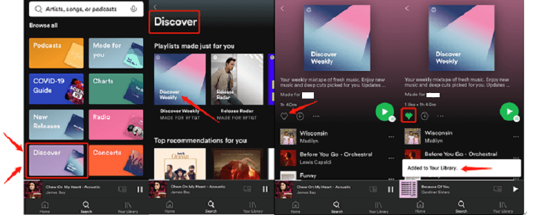 Słuchaj Discoverer Weekly w Spotify