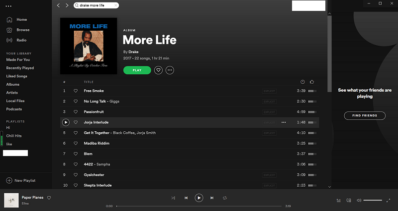 Download Drake More Life on Spotify
