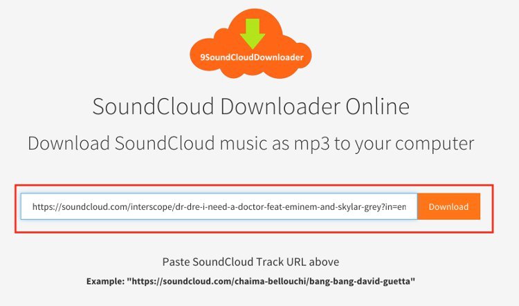 Télécharger de la musique SoundCloud