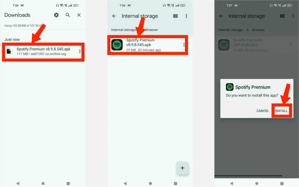 Spotify Mod APK Premium en Android