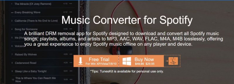 Scarica Il Tuneskit Spotify Converter