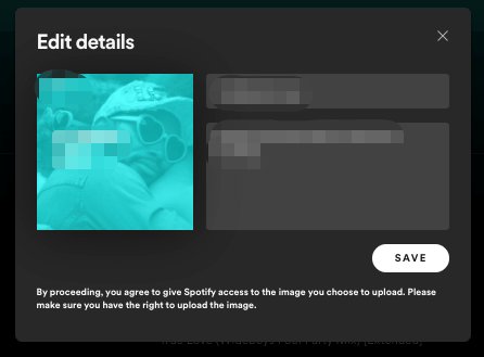 Düzenle Spotify Masaüstünde Oynatma Listesi
