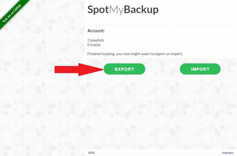 導出你的 Spotify 播放列表