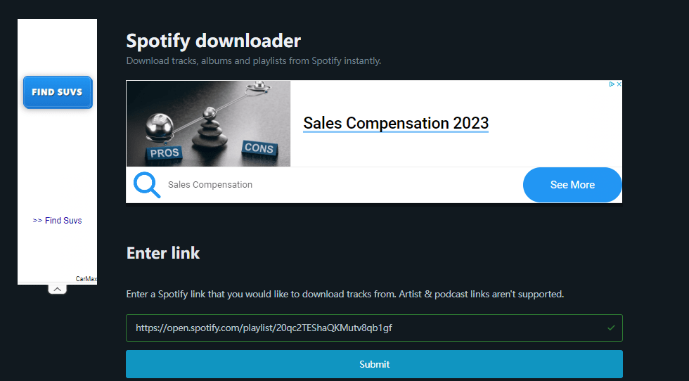 SpotifyDownloader MP3 Online Downloader