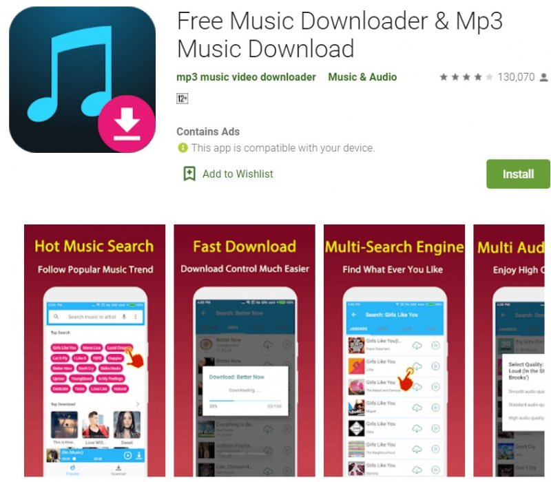 무료 음악 다운로더 및 Mp3 음악 다운로드