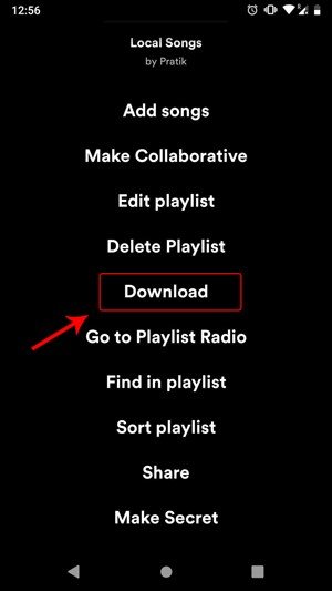 Klikając Download