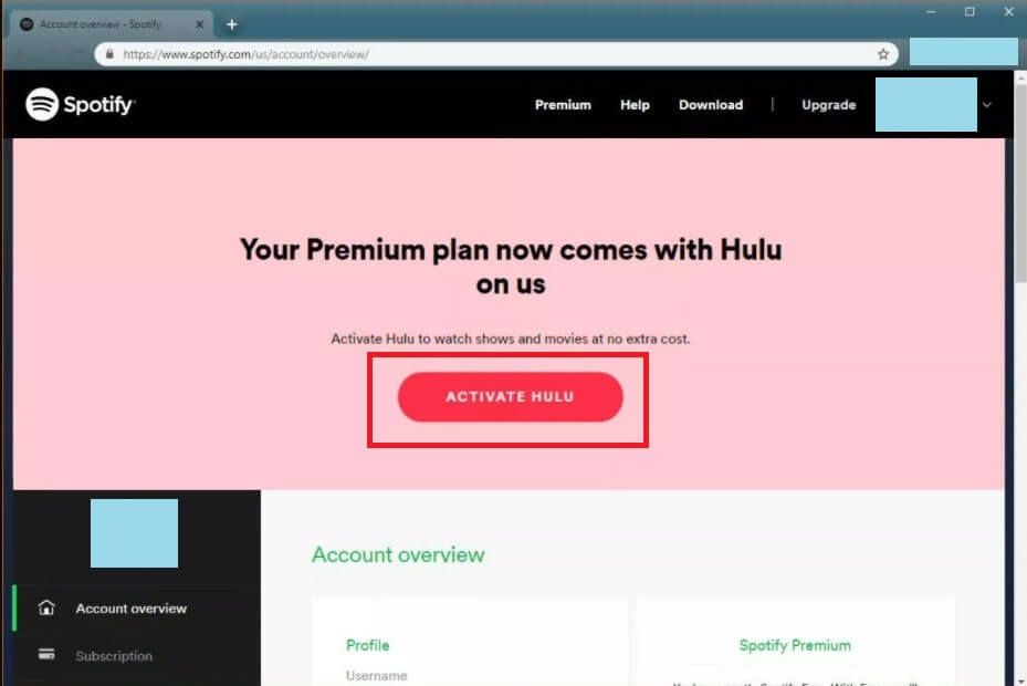 Activa tu Hulu