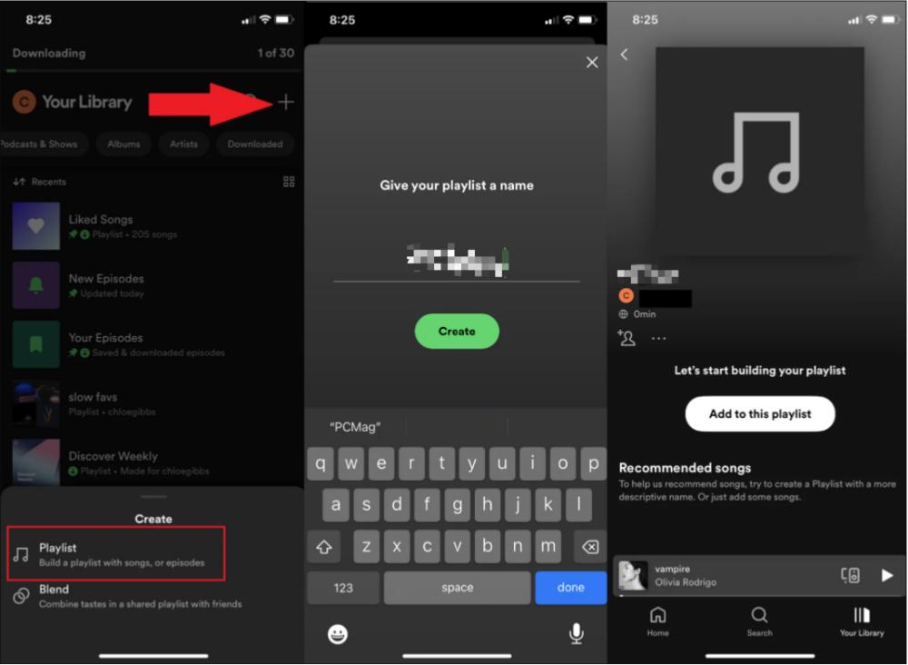 創建您的 Spotify 播放列表