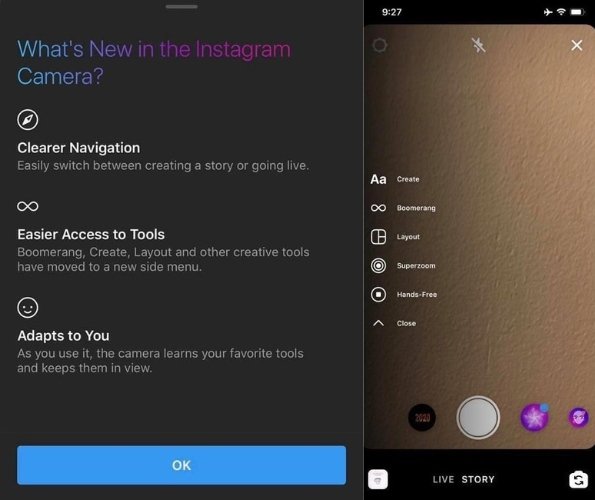 Launching Your Instagram Story Camera