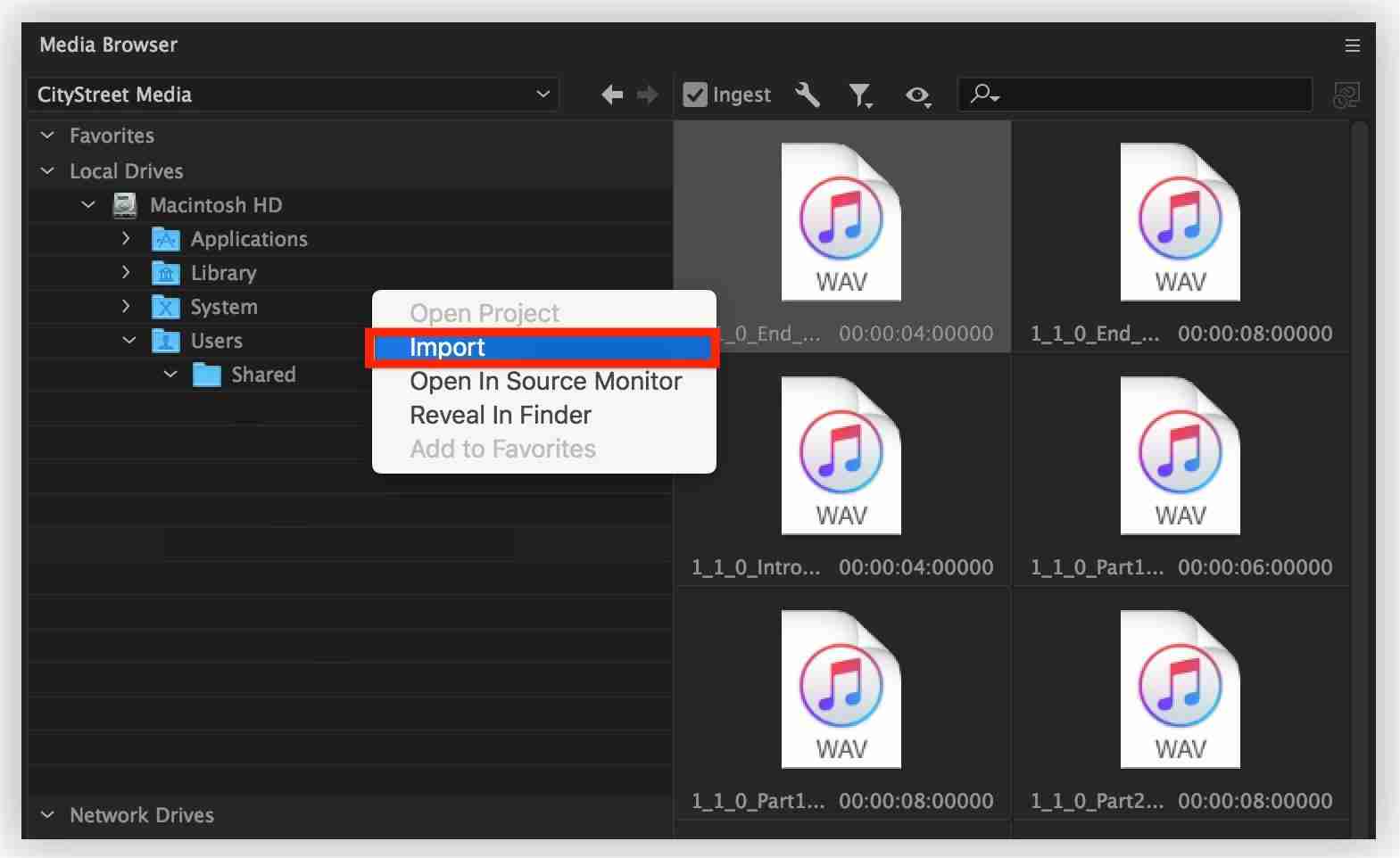 Agregar Spotify to Premiere Pro