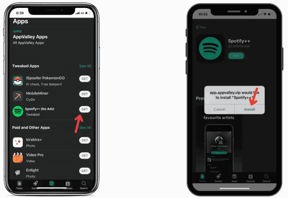 Spotify Mod APK Premium en iOS